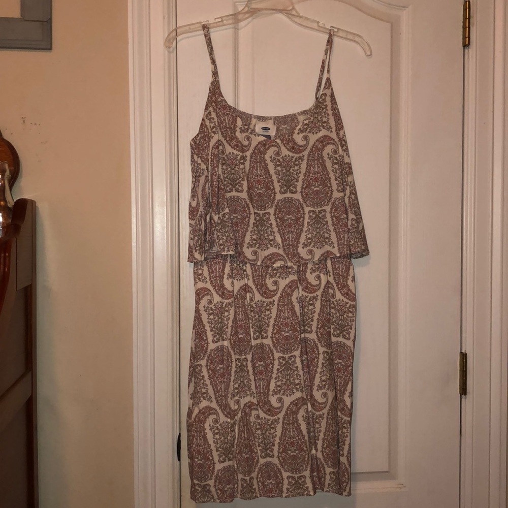 Paisley print dress